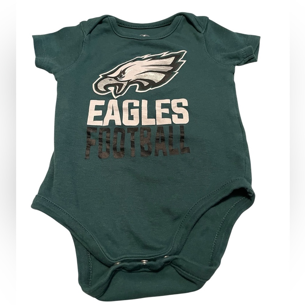 Philadelphia Eagles NFL Green Baby Bodysuit Onesie